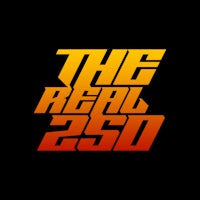 the real 220 logo on a black background